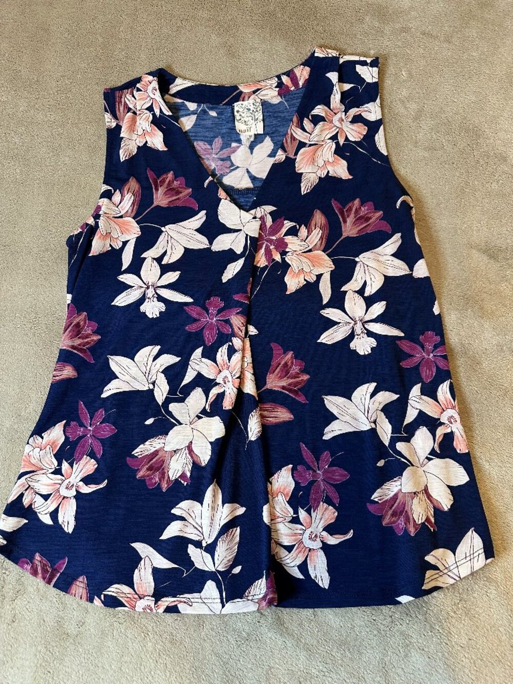 Naif Medium Floral Sleeveless Stretchy